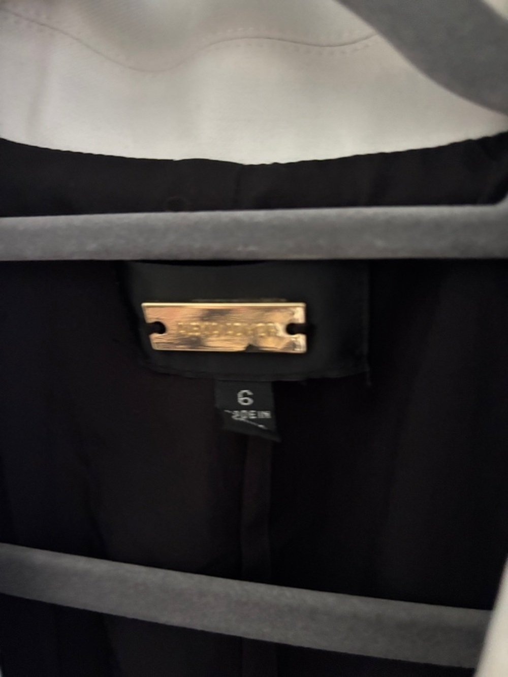 Alexia Admore Black Dress with White Collar & Cuffs size 6 - Picture 6 of 7